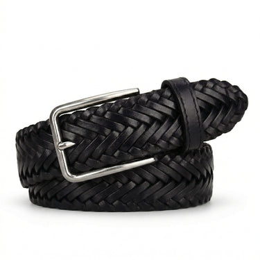 Back9Lab™ Rover Breaded Leather Golf Belt