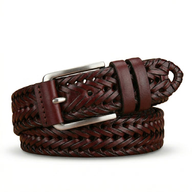 Back9Lab™ Artisan Breaded Leather Golf Belt