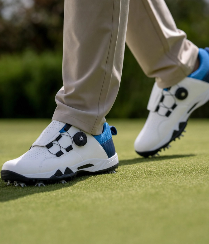 Back9Lab golf shoes on the course