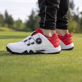 Golf shoes on the course